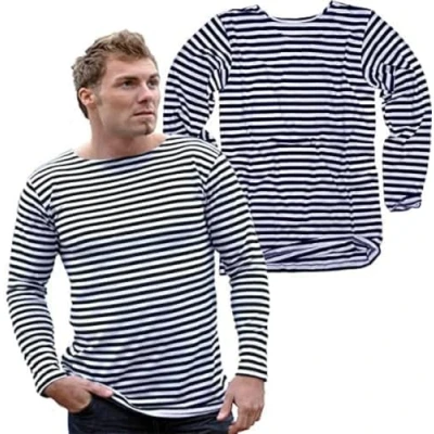 Abbildung von Mil Tec Russ Marine Pullover Gestreift L