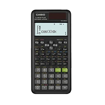 Abbildung von Casio fx 991ES PLUS 2 Wissenschaftlicher Taschenrechner mit 417 Funktionen und Display, natur