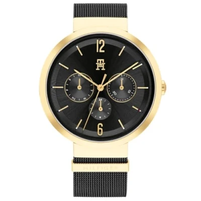 Abbildung von Tommy Hilfiger Chronograph, Damen, Größe: One Size, Schwarz