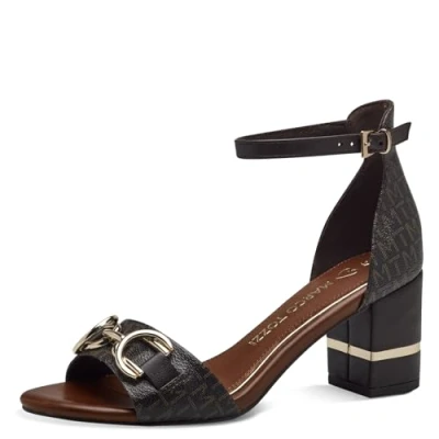 Abbildung von Marco Tozzi Riemensandalette mocca, Damen, Größe: 41, Mocca Schuhe