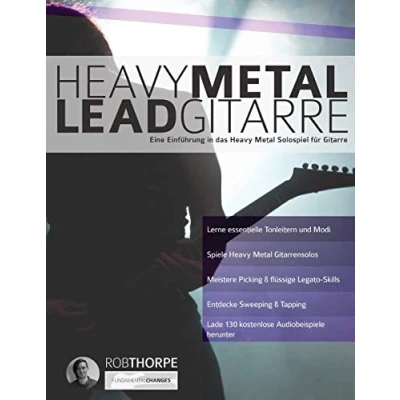 Abbildung von Heavy Metal Leadgitarre: Eine Einführung in das Solospiel für Gitarre (Heavy spielen lernen, Band 2)