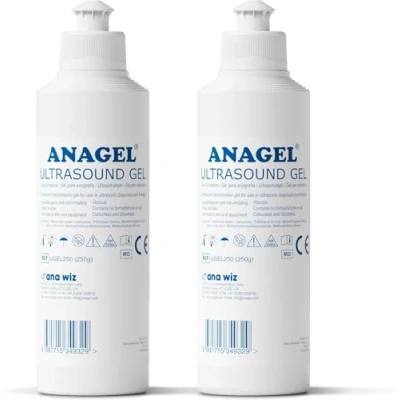 Abbildung von Anagel 250 ml Ultraschall Übertragungsgel, 2 Stück