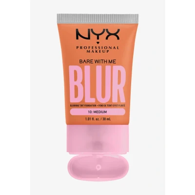Abbildung von Nyx Professional Makeup BARE WITH ME BLUR TINT Foundation, Damen, Größe: 30 g, Medium
