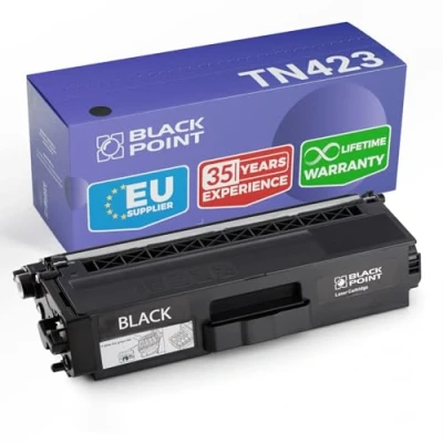 Abbildung von BLACK POINT Premium Toner Kompatibel zu TN 423BK TN423 TN423BK 421BK TN421 TN421BK Schwarz für Brother MFC L8690CDW L8900CDW DCP L8410CDW HL L8260CDW L8360CDW L8410CDN