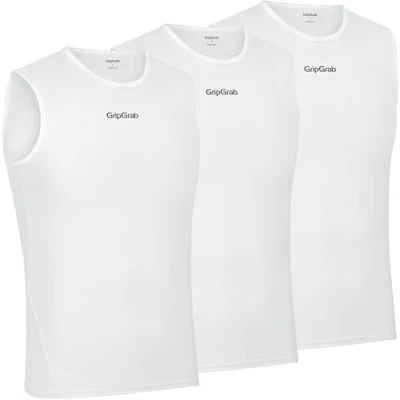 Abbildung von GripGrab Ultralight 1er und 3er Pack Cool Mesh Sommer Fahrrad Unterhemd Ärmellos Herren Radsport Funktionsshirt Dünn
