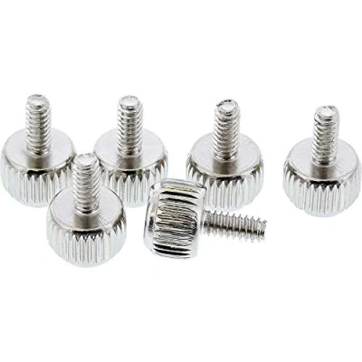 Abbildung von InLine Rändelschrauben, silber, für Gehäuse, 12mm, 6er Pack