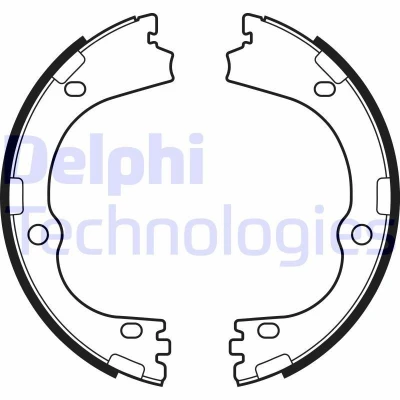 Abbildung von DELPHI LS2166 Handbremsbeläge HYUNDAI: ix35, Tucson, KIA: Sportage IV