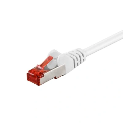 Abbildung von Goobay 92670 LAN Kabel 30meter doppelt geschirmt S FTP Netzwerkkabel CAT 7 30m mit 10 Gigabit RJ45 Stecker Weiß
