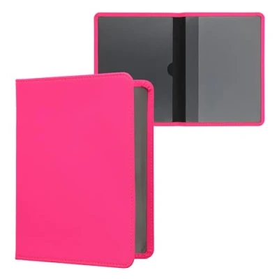 Abbildung von kwmobile Fahrzeugschein Hülle mit Kartenfächern Neopren Tasche für italienische Auto Zulassungsbescheinigung Führerschein Neon Pink