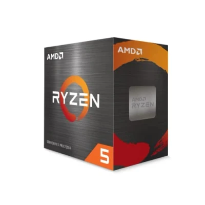 Abbildung von AMD Ryzen™ 5 5600XT Prozessor, 6 Kerne/12 Threads, Zen 4, 35 MB Cache, 65 W TDP, bis zu 4,7 GHz Boost Frequenz, Sockel AM4, mit Wraith Stealth Lüfter