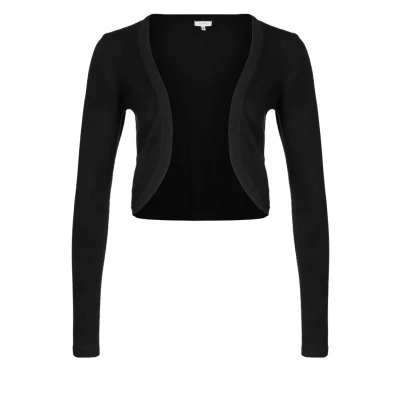 Abbildung von Kaffe Astrid Bolero Strickjacke, Damen, Größe: XXL, Black deep