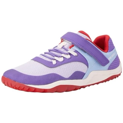 Abbildung von Merrell Trail Glove 7 A/C Unisex Laufschuh Natural running für Kinder, Größe: 33, Purple/chili Schuhe