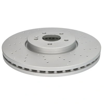 Abbildung von DELPHI Bremsscheibe MERCEDES BENZ: A Class, GLB, CLA Shooting Brake 350mm 32mm 5 Belüftet, gelocht BG9525C Bremsscheiben, Scheibenbremsen