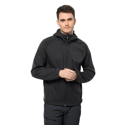 Abbildung von Jack Wolfskin Feldberg Softshelljacke, Herren, Größe: XXL, Black