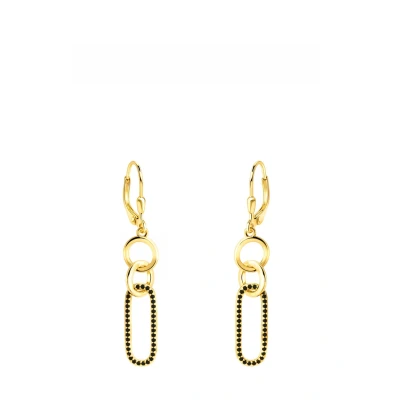 Abbildung von Sofia Milani OVAL Circle Ohrringe goldcoloured, Damen, Größe: One Size, Gold coloured