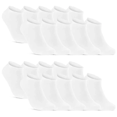 Abbildung von 10 20 30 Paar Sneaker Socken Herren Damen Schwarz Weiß Grau Baumwolle 16900 (20x 39 42)
