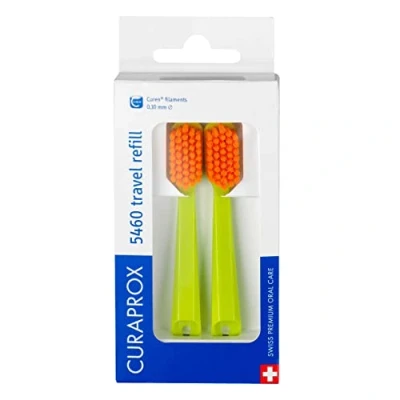 Abbildung von Curaprox CS 5460 Refill FOR Travel SET ZahnpflegeZubehör, Größe: One Size, Green
