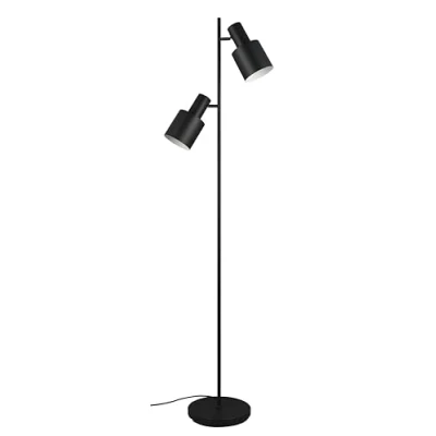 Abbildung von Trio Leuchten Stehleuchte Agudo 419400232, Metall Schwarz matt/Beige/Coffee, exkl. 3x E27