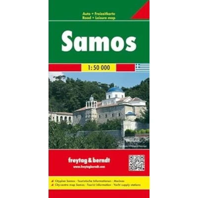 Abbildung von Samos, Autokarte 1:50.000: Mit touristischen Informationen, Autofähren, Marinas (freytag &amp; berndt Auto + Freizeitkarten, Band 811)