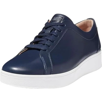 Abbildung von Fitflop Damen Rally Leder Sneaker, Midnight Navy (Marineblau), 41 EU
