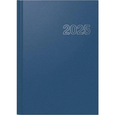 Abbildung von rido/idé Buchkalender Modell Chefplaner (2025), 1 Seite = Tag, A5, 400 Seiten, Balacron Einband, blau