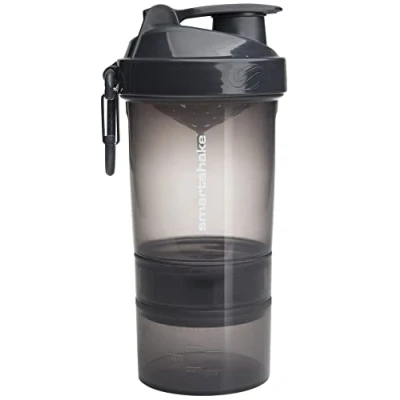 Abbildung von Smartshake Unisex Erwachsene O2GO Trinkflasche, grau, 600ml