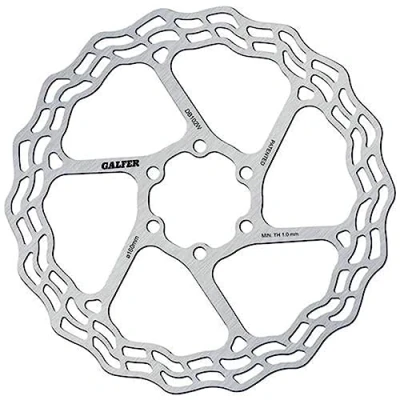 Abbildung von Galfer Scheibe Wave Route Bremse für Fahrrad, Silber, 160 mm