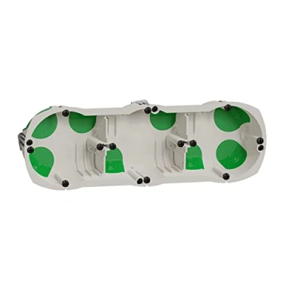Abbildung von Multifix Air, wasserdichte Box, 3 Stellen, Abstand 71 mm, Durchmesser 67 Tiefe 40 mm.