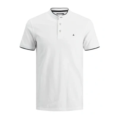 Abbildung von Jack &amp; Jones Epaulos MAO SS NOOS Tshirt basic, Herren, Größe: XS, White