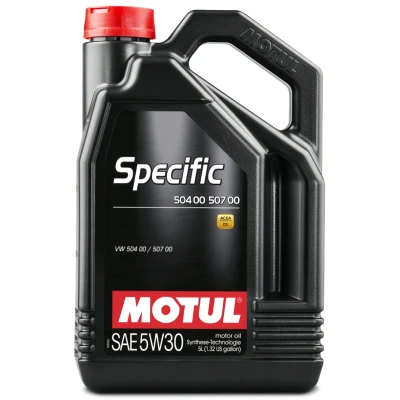 Abbildung von Motul Specific 504 00 507 5W 30 5l Motoröl 106375 AUDI: A4 B8 Avant, Saloon, A5 Sportback, VOLKSWAGEN: Caddy 3, Passat B7 Variant