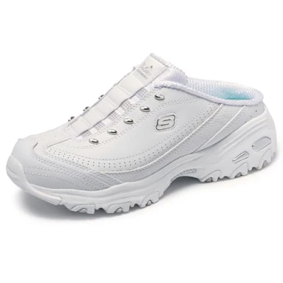 Abbildung von Skechers Damen D&#039;lites Bright Sky Modischer Sneaker, Weiß, 35 EU Weit