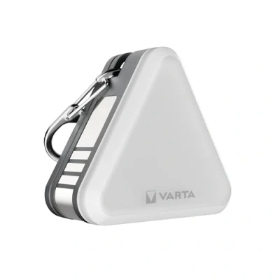 Abbildung von VARTA Sicherheitslicht inkl. 2xCR2032, magnetische Leuchte, Magnetic Safety Light, Blinklicht, Licht für Kinder, Anhänger Rucksäcke, Schultaschen, Hunde, 5 Lichtmodi, weiß