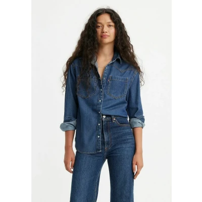 Abbildung von Levi&#039;s Teodora Western Hemdbluse, Damen, Größe: Small, Air space