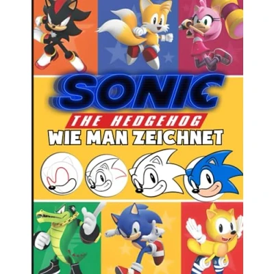 Abbildung von Wie Man Zeichnet Sᴏníᴄ: Lernen Sie, 24 Videospielcharaktere für Kinder und Anfänger zu zeichnen.