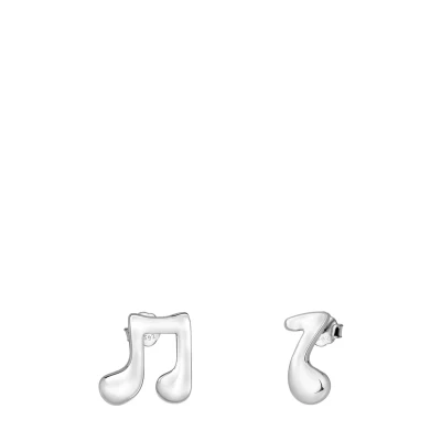 Abbildung von SOFIA MILANI Damen Ohrringe 925 Silber Musik Note Achtel/Viertel Noten Set Ohrstecker E1789