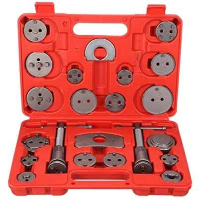 Abbildung von SIXTOL Brake Set 22 Bremskolbenrücksteller 22tlg Kunststoffkoffer Rückstellwerkzeug zum des Bremskolben Bremssattel Kolben Wind Zurück Tool Kit KFZ Werkzeug Bremse Instandsetzung