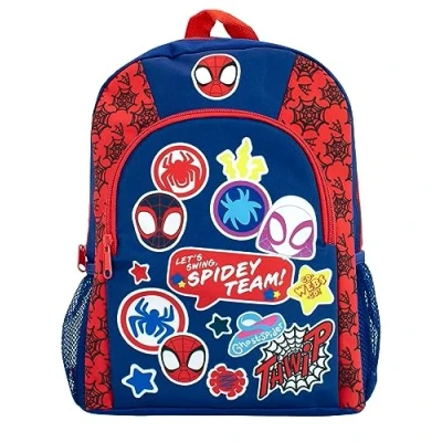 Abbildung von Marvel Spiderman Rucksack Kinderrucksack Spidey und seine fantastischen Freunde I Schultasche für Jungen Mädchen Offizielles Spider Man Merchandise Produkt