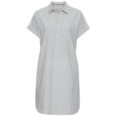 Abbildung von camel active Gestreiftes Schlupf AUS Leichter Blusenkleid, Damen, Größe: XS, Dark indigo