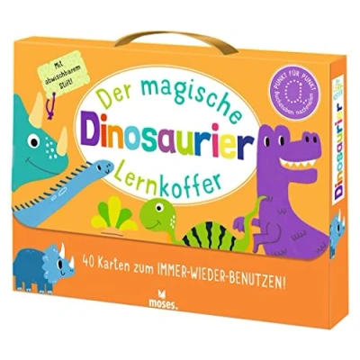 Abbildung von Der magische Lernkoffer Dinosaurier: Mit Karten zum immer wieder benutzen: 40 IMMER_WIEDER_BENUTZEN!