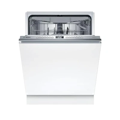 Abbildung von Bosch SBH4ECX28E, Serie 4, Smarter Geschirrspüler Vollintegriert 60 cm, XXL Spülmaschine, Besteckschublade, Made in Germany, Vario Scharnier, besonders leise, SpeedPerfect+, automatische Türöffnung