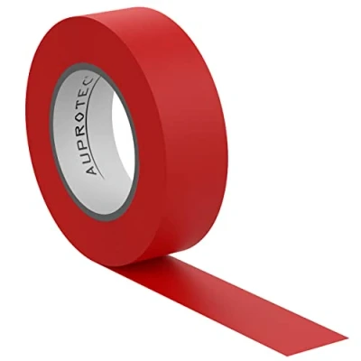 Abbildung von AUPROTEC 1x Isolierband rot 15mm x 10m VDE Isoband PVC Elektriker Klebeband DIN EN 60454 3 1