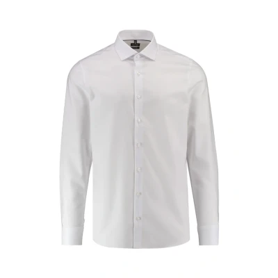 Abbildung von OLYMP Herren Oberhemd Langarm Level.Five.Body.fit,Twill,Body fit,Royal Kent,Weiss 00,46
