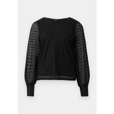Abbildung von Vero Moda Vmbecca V NECK Bluse, Damen, Größe: XS, Black