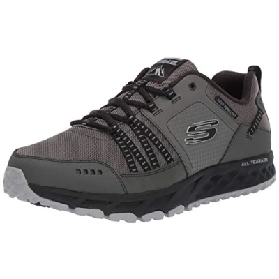 Abbildung von Skechers Herren Escape Plan Sneaker, Grey Charcoal Black, 41.5 EU