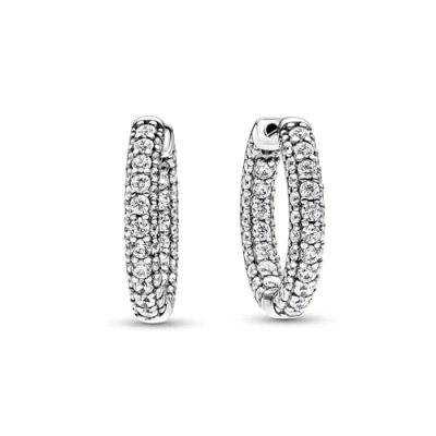 Abbildung von Pandora Timeless Damen Ohrringe Silber 292624C01
