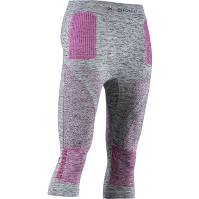 Abbildung von X Bionic Damen Energy Accumulator 4.0 3/4 Pants, Grey Melange/pink, S
