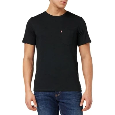 Abbildung von Levi&#039;s Herren Ss Classic Pocket Tee T Shirt, Mineral Black, XXL