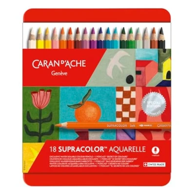 Abbildung von Caran d’Ache Etui 18 Farben Supracolor™ Aquarelle Sonderedition/Ref. 3888.418