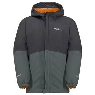 Abbildung von Jack Wolfskin Blocky Winterjacke für Kinder, Größe: 128, Slate green