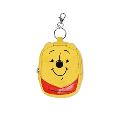 Abbildung von DISNEY Winnie Puuh Mini Rucksack Schlüsselanhänger, Gelb und Rot, Schwarz, Einheitsgröße, Modern